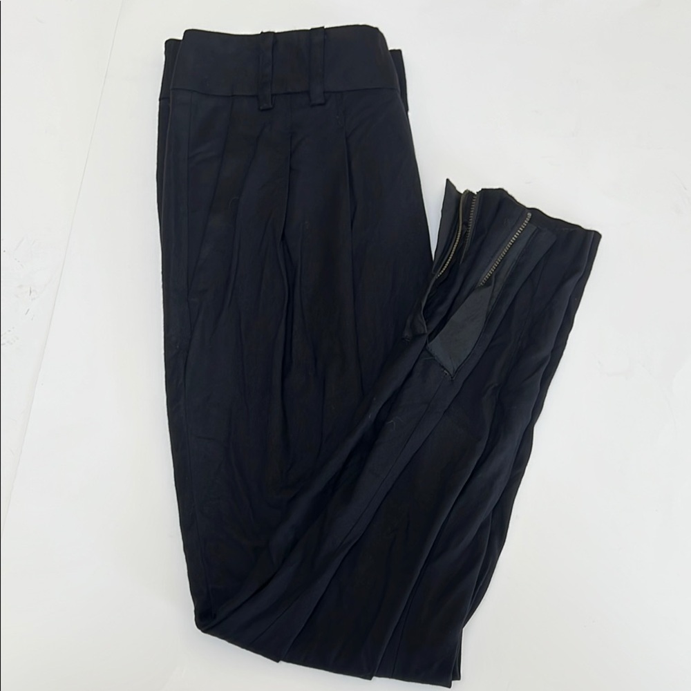 Helmut Lang Black Ankle Pants